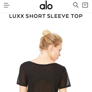ALO Mesh Yoga Top
